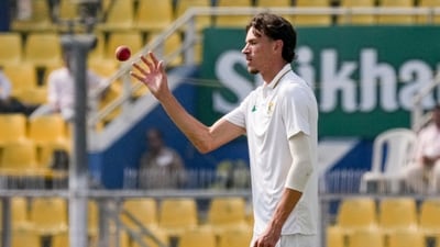 Marco Jansen dominated once again in Guwahati, ripping through India with a sensational 6 for 48 to cap off a match-defining spell. (PTI) Marco Jansen dominated once again in Guwahati, ripping through India with a sensational 6 for 48 to cap off a match-defining spell. (PTI)