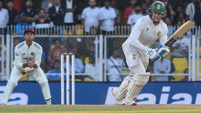 South Africa faced eight overs in the final session after dismissing India for 201 in 83.5 overs in their first innings. (PTI) South Africa faced eight overs in the final session after dismissing India for 201 in 83.5 overs in their first innings. (PTI)