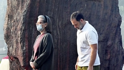 File photo Congress  Leader and LOP Lok Sabha Rahul Gandhi, and  Congress leader Sonia Gandhi. (Sonu Mehta/HT Photos)