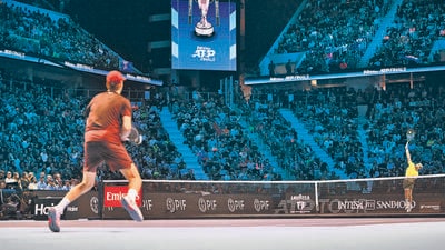 The ball sitting up gives more time — especially to excellent movers like Alcaraz and Sinner — to reach even the most tightly angled shots. (Getty Images) The ball sitting up gives more time — especially to excellent movers like Alcaraz and Sinner — to reach even the most tightly angled shots. (Getty Images)