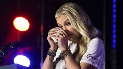 Erika Kirk, Charlie Kirk's widow, revealed that she prayed for the possibility of being pregnant with her late husband's child. (AFP)