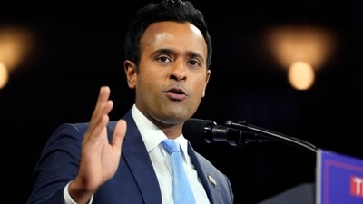 Vivek Ramaswamy stressed the need for states to address declining math skills among students. (AP) Vivek Ramaswamy stressed the need for states to address declining math skills among students. (AP)