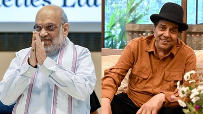 Shah said coming from an ordinary family, Dharmendra carved an indelible identity for himself in the film industry. (ANI/AFP)