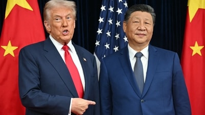 Donald Trump says will visit Beijing in April (File photo/AFP) Donald Trump says will visit Beijing in April (File photo/AFP)