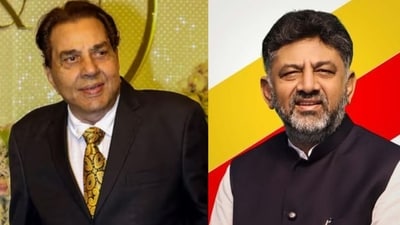 Karnataka DyCM DK Shivakumar condoles demise of actor Dharmendra. (X) Karnataka DyCM DK Shivakumar condoles demise of actor Dharmendra. (X)