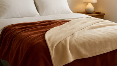 Soft fleece blankets spread across a bed create easy warmth and set the mood for slow winter evenings at home. (AI generated) Soft fleece blankets spread across a bed create easy warmth and set the mood for slow winter evenings at home. (AI generated)
