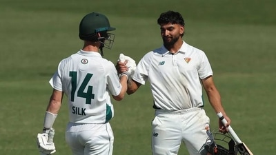 Nikhil Chaudhary hit his maiden first-class century for Tasmania (cricket.com.au) Nikhil Chaudhary hit his maiden first-class century for Tasmania (cricket.com.au)