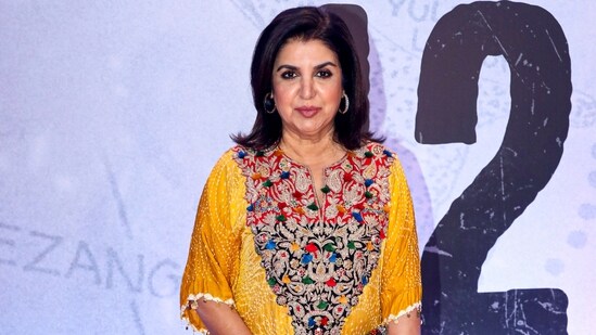 Farah Khan admitted being she was once ‘too thin’, had 'terrible skin' and was so packed with work, that she would not even get time to go for a blow dry. (PTI file photo)