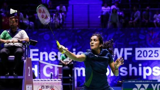 PV Sindhu won her last title in December 2024. (@Media_SAI X)