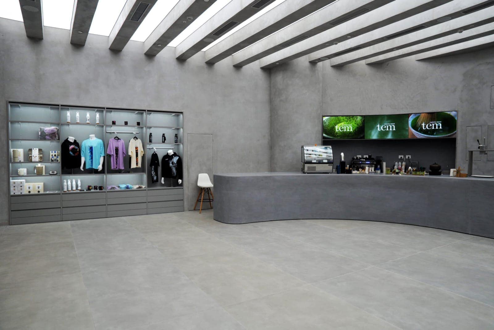 The museum further includes a Design Café merchandise store as well as an interactive Matcha Corner The museum further includes a Design Café merchandise store as well as an interactive Matcha Corner