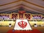 350th Martyrdom Day of Guru Teg Bahadur Ji at Red Fort, in New Delhi on Monday.