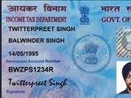 A PAN card generated by a Bengaluru techie using Google Gemini. (X/@HarveenChadha)