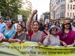 Kolkata: Booth-level officers who are engaged in the ongoing special intensive revision (SIR) of electoral rolls in West Bengal raise slogans during a protest march to the office of the Chief Electoral Officer in Kolkata, Monday, Nov. 24, 2025. Kolkata: Booth-level officers who are engaged in the ongoing special intensive revision (SIR) of electoral rolls in West Bengal raise slogans during a protest march to the office of the Chief Electoral Officer in Kolkata, Monday, Nov. 24, 2025.