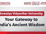 Somaiya Vidyavihar University Revives India’s Ancient Wisdom. (Source: SVU)