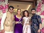 Palak Muchhal shared a sweet picture with Palash Muchhal and Smriti Mandhana from their mehendi ceremony.