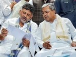Siddaramaiah and DK Shivakumar. Siddaramaiah and DK Shivakumar.
