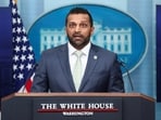 FILE PHOTO: FBI Director Kash Patel speaks during a briefing at the White House in Washington, D.C., U.S., November 12, 2025. REUTERS/Kevin Lamarque/File Photo