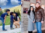 Celina Jaitly with hubby Peter Haag and her three kids Celina Jaitly with hubby Peter Haag and her three kids