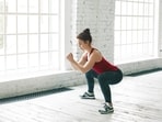 Squats with heavy weight put too much stress on your knees and spine. Squats with heavy weight put too much stress on your knees and spine.