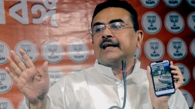 File photo of West Bengal Assembly Leader of Opposition Suvendu Adhikari. (ANI Video Grab) File photo of West Bengal Assembly Leader of Opposition Suvendu Adhikari. (ANI Video Grab)