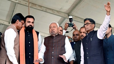 Bihar aims to become a tech hub with initiatives like a defence corridor and semiconductor manufacturing park over the next five years. (Rahul Sharma) Bihar aims to become a tech hub with initiatives like a defence corridor and semiconductor manufacturing park over the next five years. (Rahul Sharma)