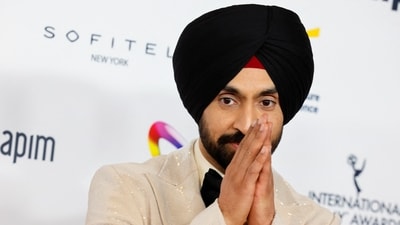Diljit Dosanjh poses on the red carpet during the 2025 International Emmy Awards in New York City, U.S., November 24, 2025. REUTERS/Eduardo Munoz (REUTERS)