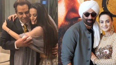 Ameesha Patel recalls visiting Dharmendra in hospital. Ameesha Patel recalls visiting Dharmendra in hospital.