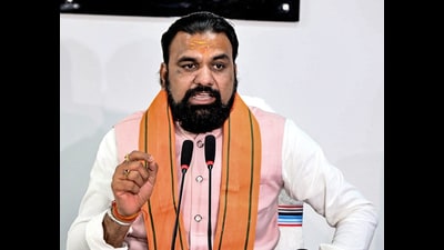 Bihar deputy chief minister and home minister Samrat Chaudhary addresses a press conference in Patna on Tuesday. (ANI) Bihar deputy chief minister and home minister Samrat Chaudhary addresses a press conference in Patna on Tuesday. (ANI)
