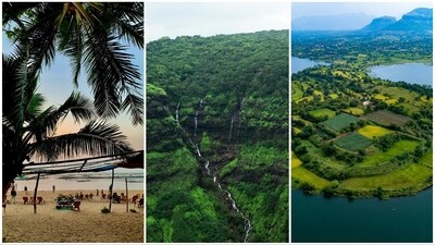 Explore hills, beaches, and adventure spots near Mumbai, perfect for quick weekend rejuvenation. (Pexels and Unsplash) Explore hills, beaches, and adventure spots near Mumbai, perfect for quick weekend rejuvenation. (Pexels and Unsplash)