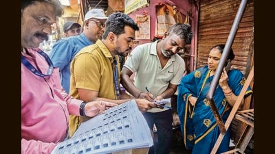 However, with polling for municipal councils and nagar panchayats set for December 2, officials say they cannot grant leave to employees a day before election duty. (HT) However, with polling for municipal councils and nagar panchayats set for December 2, officials say they cannot grant leave to employees a day before election duty. (HT)