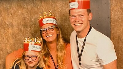 Hunter Brown (R) with Christine Brown of 'Sister Wives' (M). (christine_brownsw/ Instagram) Hunter Brown (R) with Christine Brown of 'Sister Wives' (M). (christine_brownsw/ Instagram)