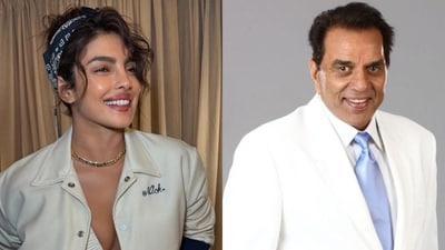 Priyanka Chopra shares old video of Dharmendra talking about being embarrassed when people call him good looking. Priyanka Chopra shares old video of Dharmendra talking about being embarrassed when people call him good looking.