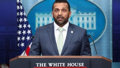 FILE PHOTO: FBI Director Kash Patel speaks during a briefing at the White House in Washington, D.C., U.S., November 12, 2025. REUTERS/Kevin Lamarque/File Photo (REUTERS)