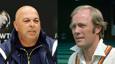 Shukri Condrad's (left), 'grovel' remark which has a Tony Grieg connected, has upset some Indian fans (AFP Images)