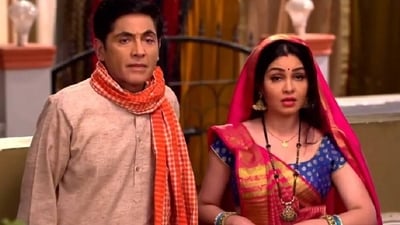 Aashif Sheikh and Shubhangi Atre in a still from the tv show. Aashif Sheikh and Shubhangi Atre in a still from the tv show.