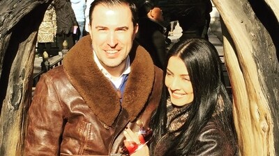 Celina Jaitly with husband Peter Haag (Instagram)