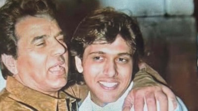 Over the years, Govinda worked with Dharmendra on several projects such as Kaun Kare Kurbanie, Dadagiri, and Paap Ko Jalaa Kar Raakh Kar Doonga.