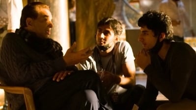 Ibrahim Ali Khan worked with Dharmendra in Karan Johar's Rocky Aur Rani Kii Prem Kahaani as an assistant director. (Instagram) Ibrahim Ali Khan worked with Dharmendra in Karan Johar's Rocky Aur Rani Kii Prem Kahaani as an assistant director. (Instagram)