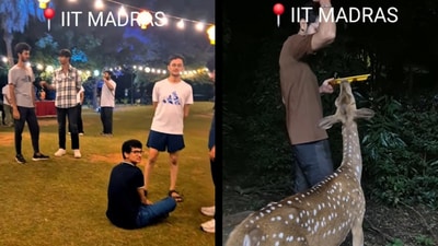 Aryan Kala's video captures campus life at IIT Madras (Instagram/@aryan_kala_) Aryan Kala's video captures campus life at IIT Madras (Instagram/@aryan_kala_)