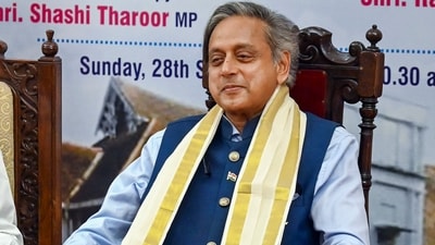 Congress leader Shashi Tharoor said that sometimes people need to be "more willing to cooperate across ideologies". (PTI) Congress leader Shashi Tharoor said that sometimes people need to be "more willing to cooperate across ideologies". (PTI)