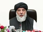 New Delhi: Afghanistan Minister of Commerce and Industry, Alhaj Nooruddin Azizi speaks to the media, in New Delhi on Monday. (ANI Video Grab)