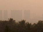 A thick layer of smog blankets Bandra area as the Air Quality Index (AQI) deteriorates, in Mumbai on Tuesday. (ANI Video Grab) A thick layer of smog blankets Bandra area as the Air Quality Index (AQI) deteriorates, in Mumbai on Tuesday. (ANI Video Grab)