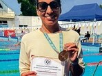 Abhipsha Thakur in Singapore. (HT Photo) Abhipsha Thakur in Singapore. (HT Photo)
