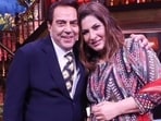Dharmendra danced with Archana Puran Singh on Kapil Sharma's show. 