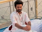 Dhanush posted pictures from Varanasi after promoting Tere Ishk Mein there. Dhanush posted pictures from Varanasi after promoting Tere Ishk Mein there.