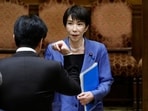 Sanae Takaichi, Japan's prime minister, during a debate in the country's parliament in Tokyo on Wednesday, November 26, 2025.