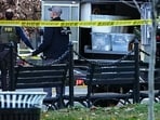Agents with the Federal Bureau of Investigation (FBI) near the scene of a shooting in Washington, DC, US, on Wednesday, Nov. 26, 2025. Two National Guardsmen were shot in downtown Washington near the White House and a suspect is in custody, officials said Wednesday. Photographer: Aaron Schwartz/Bloomberg Agents with the Federal Bureau of Investigation (FBI) near the scene of a shooting in Washington, DC, US, on Wednesday, Nov. 26, 2025. Two National Guardsmen were shot in downtown Washington near the White House and a suspect is in custody, officials said Wednesday. Photographer: Aaron Schwartz/Bloomberg