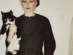 Pam Hogg and her beloved Blitz Kid n Cat Pam Hogg and her beloved Blitz Kid n Cat