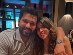Rohit Sharma with wife Ritika Sajdeh Rohit Sharma with wife Ritika Sajdeh