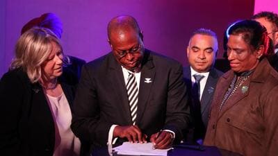 Ahmedabad gets hosting rights for the 2030 Commonwealth Games. (IOA) Ahmedabad gets hosting rights for the 2030 Commonwealth Games. (IOA)
